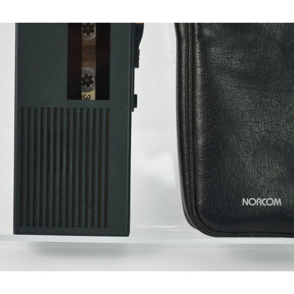 Norcom 2500 Dictaphone Cassette Recorder with Case WORKING - Picture 3 of 8